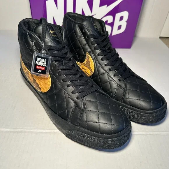 Nike SB Blazer Mid QS Supreme Black